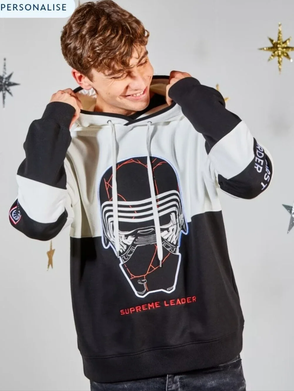 DISNEY PARKS Star Wars Men's LARGE Kylo Ren Supreme Leader Hoodie Sweatshirt - Picture 1 of 13